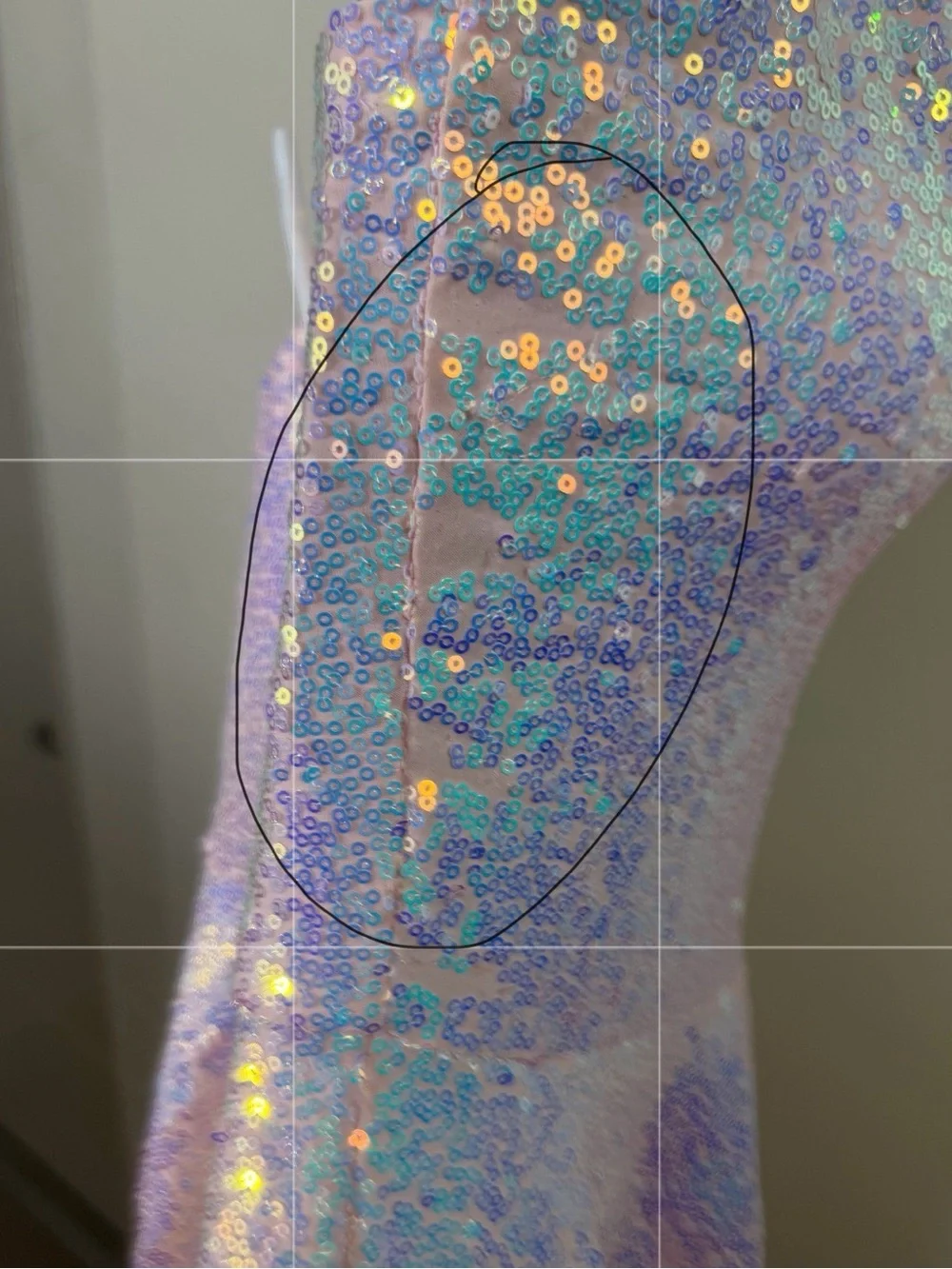 BlackMilk Sparkle Sparkle Blush Iridescent Sequin Skater Dress S *FLAWS/READ* - Picture 16 of 16